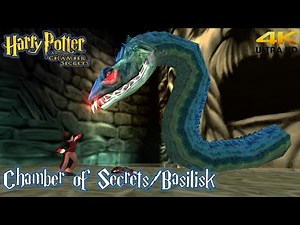Harry Potter and the Chamber of Secrets PS1 'Basilisk' Walkthrough (4K)