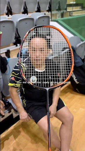 Stringing 🏸✅ #badminton #stringing #badmintonlovers #badmintonequipment #badmintonracquet #yonex