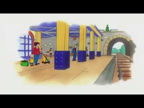 Caillou Voyage en Train