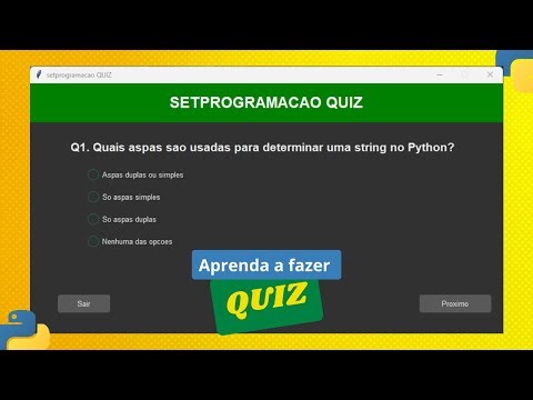 Quiz com Tkinter e Python? || #python #tkinter