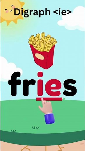 Digraph ie Words #phonics #shorts