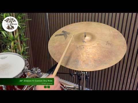 DRIFT DRUMS - 20" Zildjian K Custom Dry 2790gr