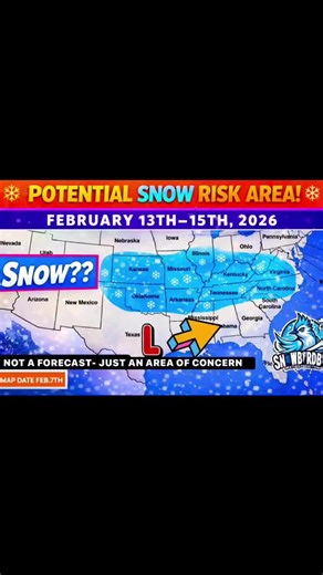 SnowBirdBob on Instagram: "❄️🚨 WATCHING THIS SETUP CLOSELY 🚨❄️ 📅 February 13th–15th, 2026 We are continuing to monitor a potential winter weather setup across parts of the central and eastern U.S. during this time frame. ⚠️ Key things to note: • This will depend heavily on the exact track of the system • Temperatures are marginal, especially on the southern edge • If everything comes together, this would likely be an all-snow event, not a mixed precipitation scenario Right now, this is patter