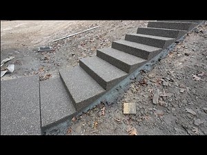 I Really Hope This Comes Off! Exposed Aggregrate Steps and Patio