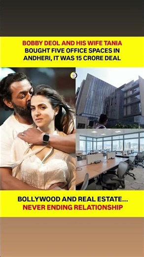 Bobby Deol Buys ₹15 Crore Offices in the Same Building as Hrithik Roshan!