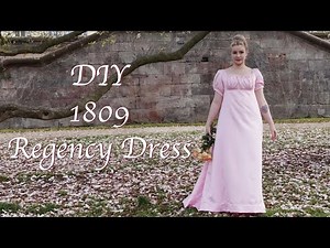 DIY 1809 Regency Dress - With Pattern - Inspired by the American Quaker Wedding Dress
