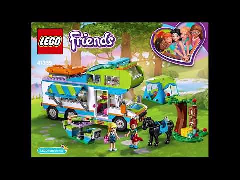 LEGO 41339 Instructions | Friends | Mia's Camper Van | Great Outdoors