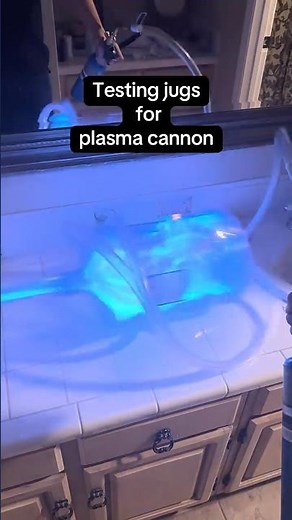 Propane Plasma Cannon test #maker #diy #experiements