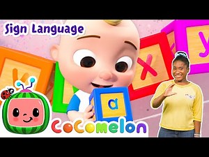 ABC Song Sign Along | Cocomelon Nursery Rhymes | Learn ASL & Baby Sign Language for Kids
