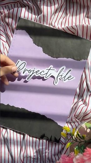 Easy Front Page Design for Project✨|| Cover page designs for project 👀|| #diy #project