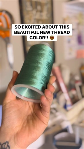 I’m so excited to try this new thread color!! | Beeming Express Embroidery