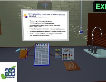 Resistors in Series and Parallel - Interactive 3D Lab