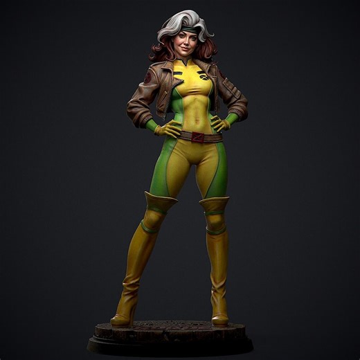 Archivo STL de Rogue X-Men: Fan Art impreso en 3D (descarga digital) - Etsy España