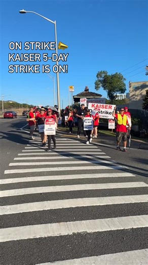 Kaiser workers are now ON STRIKE 📣 Today, over 2,000 Kaiser workers in Hawaii and tens of thousands more Alliance workers in other regions are walking out on a 5-day strike until Sunday, October 19. Join Kaiser workers on the picket line at one of the picket line locations below ⬇️ Picket line locations and hours: • Moanalua Medical Center: Tuesday-Saturday 630am-9pm • Honolulu Clinic: Tuesday-Friday 730am-8pm • West Oahu Clinic: Tuesday-Friday 730am-8pm • Waipio Clinic: Tuesday-Friday 730am-5p