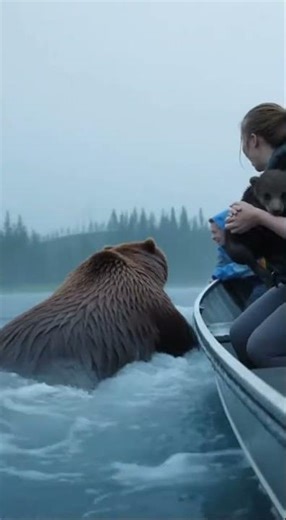 Bear ROARS in Her Face After This! 곰이 바로 앞에서 포효함 ㅠㅠ Salvó al osezno y la mamá se enfureció