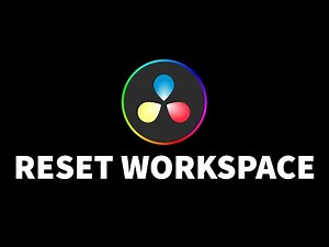How To Reset Your Workspace | DaVinci Resolve 18 Tutorial