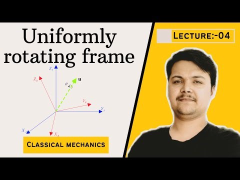 Uniformly Rotating Frame || Classical Mechanics || CSIR NET | IIT JAM