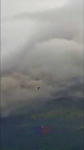 Largest Pyroclastic Flow Recorded at Mayon Volcano Today
