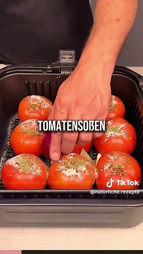 Tomatensauce aus der Air Fryer zubereiten