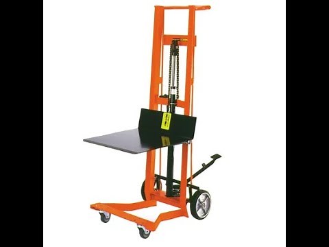 Wesco Foot Pedal Hydraulic Platform Lift Truck 750-Lb. Capacity Model# 260009