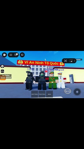 Chụp Cùng Anh Em Trong Game City Vietnam Police AI