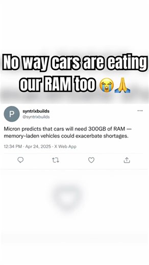 Why does everything need RAM #viral #tech #technews #pc #prebuilt #setup #rgb #techtips #ram #fyp