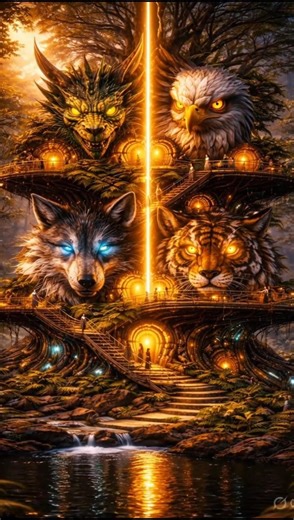 Mythic Tree Temple Transformation 🌳 | From Forest to Fantasy Masterpiece ✨ #luxurylandscape