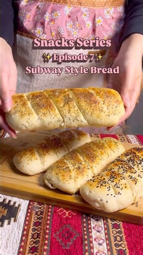 Snacks Series | Iftar Series | Episode 7 | Subway Bread | Homemade Bread | Homemade Subway Sandwich