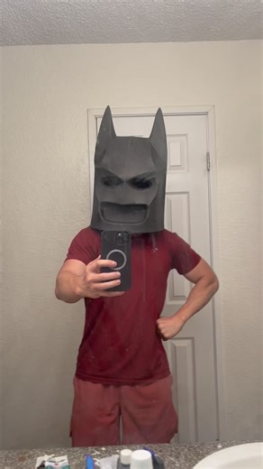 Mengbi Yang on Instagram: "Get this template free. Link in bio. I’m building a full LEGO Batman mask from scratch! 🦇 In part 1, I made the pattern — now in part 2, I’m cutting foam pieces and assembling them into the full head. Next up in part 3… PAINT! 🎨 #legobatman #batmanmask #legobatmanmask #cosplaybuild #cosplaytutorial #maskmaking #evafoam #foamcraft #foamcosplay #diycosplay #cosplayprop #cosplayprops #propmaking #handmadeprops #diycostume #costumeideas #comicconcosplay #superherocosplay