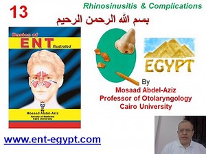 Nose 3 (Mosaad Abdel-Aziz): Rhinosinusitis & Its Complications