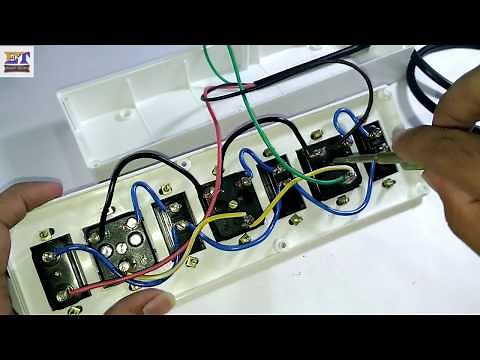 Extension Board Wiring | Electric Extension Board At Home | Switch and Socket Connection