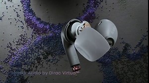 Sudio E2 Wireless Earbuds with Bluetooth 5.2, Hybrid ANC, Vivid Voice Microphone System, Spatial Sound by Dirac Virtuo, 30h Playtime, Quick Charge, IPX4 Splash Proof (Black)