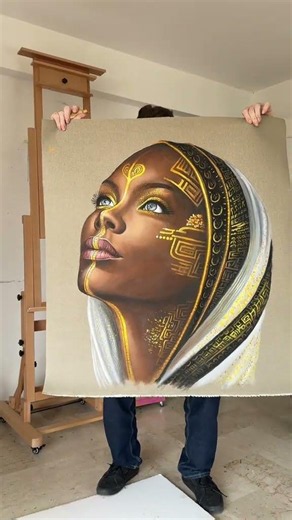 Mon dernier tableau, vous l’aimez ? #oilpainting #creativeart #tiktokart #art