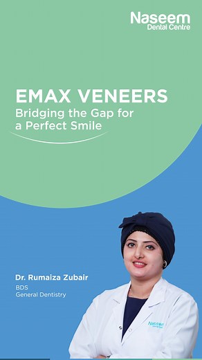 3.3K views · 42 reactions | Discover how Emax veneers can effortlessly fix teeth gaps without the need for braces. Hear from our expert and embrace your confident new smile today. Book your appointment now! #NaseemHealthCare #NaseemDentalCentre #Dentistry #Veneer #emaxveneers #DentalVeneer #DentalCare #OralHealth #OralCare | Naseem Dental Centre | Facebook