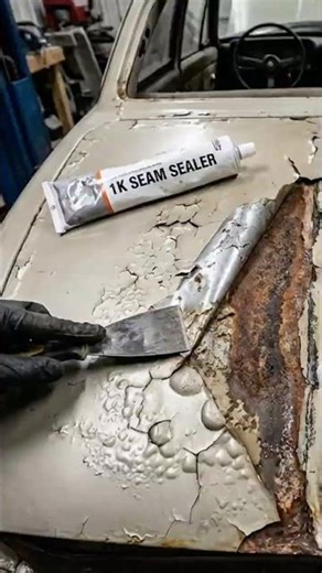 Built‑in Failure #seamsealer #bodywork #custompaint #1kvs2k