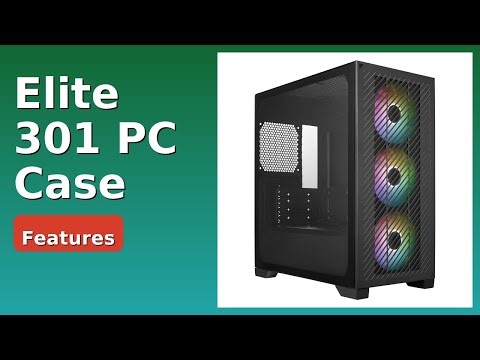 REVIEW (2025): Elite 301 PC Case. Features.
