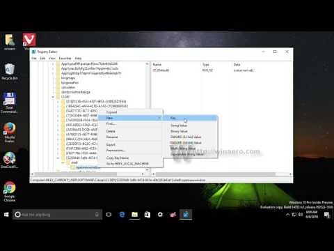 Windows 10 File Explorer - open a custom folder with Win+E and shortcut