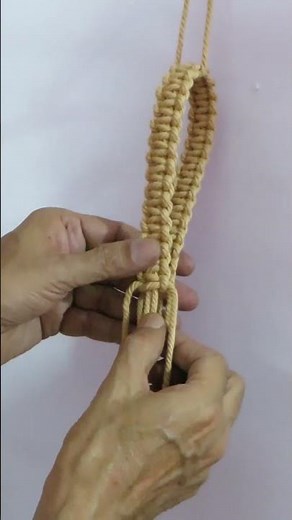 Easy Macramé Keychain Tutorial