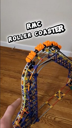 K'nex RMC Roller Coaster Model #rollercoaster #knex #microknextrains #3dprinting #3dmodel
