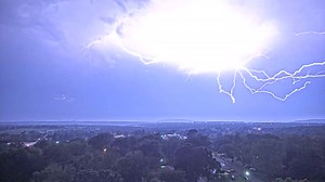 Check out the lightning show from last night! This is from our PGTELCO WeatherBug Network camera in Lincoln! | Meteorologist Dan Skoff