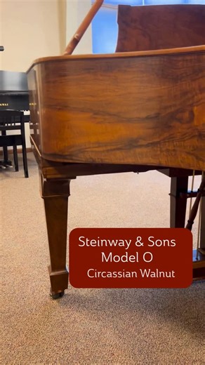Farley's House of Pianos on Instagram: "Circassian walnut is a rare, exotic type of wood renowned for its distinctive black stripes and rich color. When Tim Farley purchased this 1910 Steinway & Sons Model O near the end of its life, a full restoration was necessary to return the instrument to its former glory. Thankfully, only a small portion of the Circassian walnut needed to be restored near the fall board. With a careful restoration, the staff at Farley’s was able to return this Steinway to 