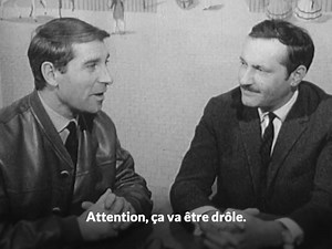 😄 IMPROVISATION 😄. 1966, Michel Serrault et Jean Poiret improvisent un petit sketch en présence de la journaliste Micheline Sandrel. Michel Serrault se vante d'avoir une carrière internationale grâce à une série de films totalement imaginaires comme « Richelieu chez les nazis » ou « Richelieu contre Frankenstein ». Le duo d’humoristes se réjouit également de pouvoir soliloquer autour d’une table ronde 😆 | INA