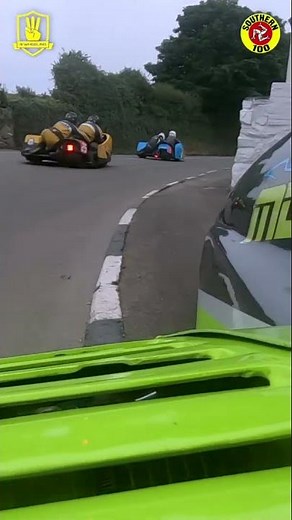 WHAT A THRILL 🤯 POV: Michael Kirkup & Mark Gash at the 2025 Southern 100 🇮🇲