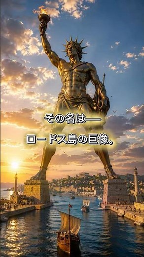 海を見下ろす巨人【ロードス島の巨像】