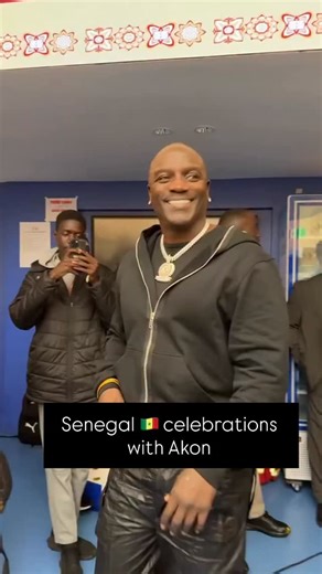 Akon celebrates with his home country Senegal, winners of the 2025 Africa Cup of Nations. | Chop Daily
