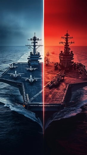 U.S. Aircraft Carriers vs China’s Navy | Sea Power Explained 🫡🫡 #shorts