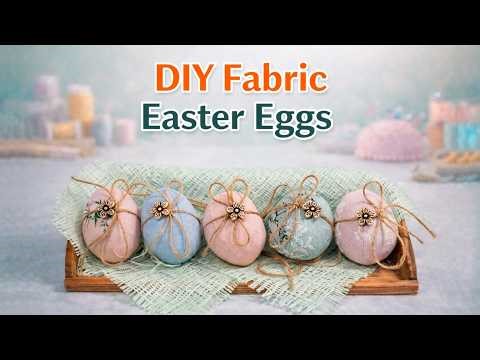 Easter Idea! Sew Fabric Eggs Fast and Easy | Tutorial