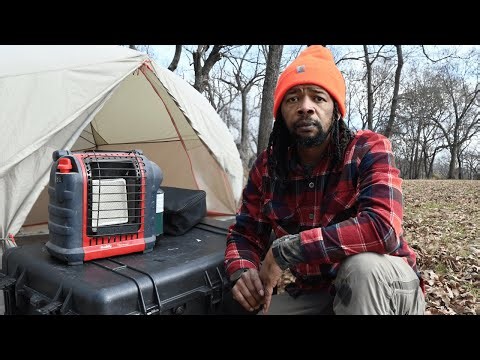 Solo Camping With Buddy Heater | Is This SAFE?