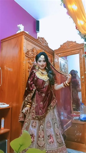 রিসিপশন লুক ছিলো এটা🥰#foryou #foryoupage #bdtiktokofficial #folowerseveryonehighlights