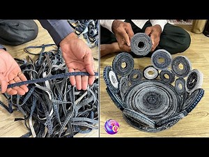 Old Jeans pant craft ideas